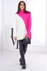 Pullover mit längerem Rücken pink neon