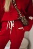 Viskose-Set Sweatshirt + Hose rot