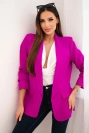 Bunda s klopou elegantní fialka