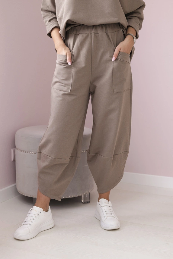Cotton sweatshirt pants set fango