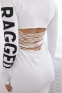 Zerlumptes weißes Kleid
