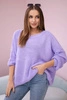Nadmerný sveter fialová