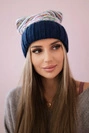 Women's cap Feba K330 navy blue