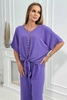 Комплект блузки с брюками фиолетовый