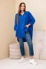 Cotton muslin shirt cornflower blue