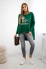 Women's blouse with eagle and Canyon inscription green