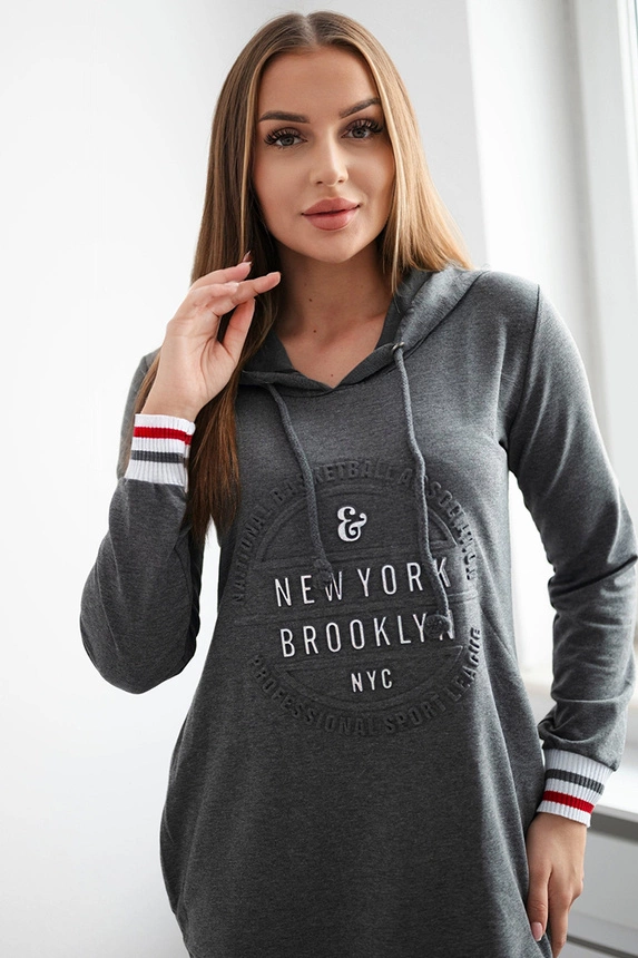 Šaty Brooklyn graphite melange
