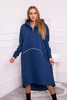Insulated dress with a hood jeans