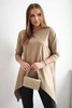 Blouse oversize camel