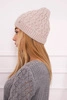Fleecová čepice Roma K224 light beige