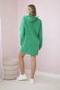 Dress with hood Oversize green