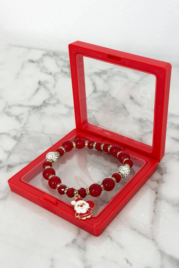 Christmas Bracelet SL435-214 Santa Claus with a sack