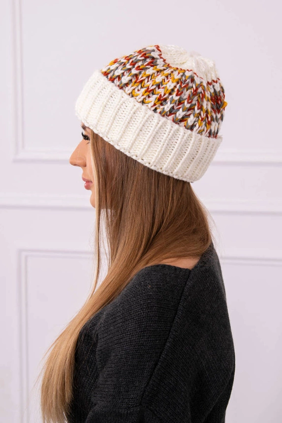 Women's cap Iris K348 ecru