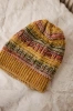 Cap with fleece Patrycja K254 mustard+khaki