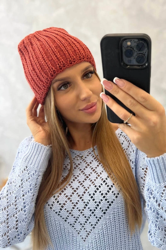 Dámska čiapka Rebeka K345 bordó