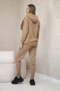 Pullover-Set Sweatshirt + Hose Kamel