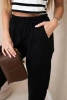 Trousers with pockets Summer Punto black