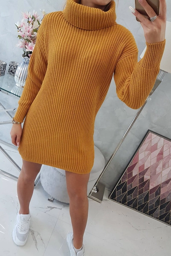 Senfroher Rollkragenpullover