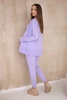 3-piece sweater set purple