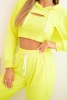 3-piece cotton set yellow neon