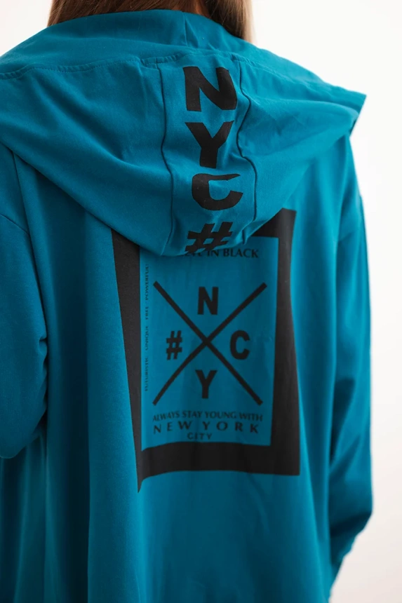 Cape with a hood oversize maritime