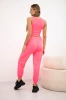 Set of top+pants pink neon