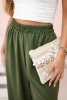 Wide-leg trousers light khaki