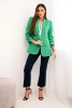 Elegant lapel blazer light green