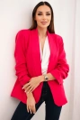Bunda s klopou elegantní fuchsiová