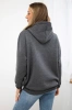 Hooded sweatshirt graphite
