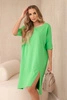 Oversize dress light green