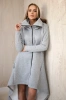 Insulated dress with longer sides gray