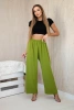 Wide-leg trousers olive
