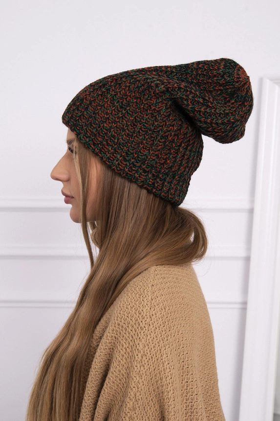 Women's cap Delia K260 foxy+dark green