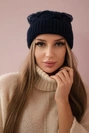 Cap with fleece Alice K248 jeans+blue