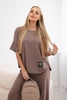 Baumwollset Bluse + Hose fango