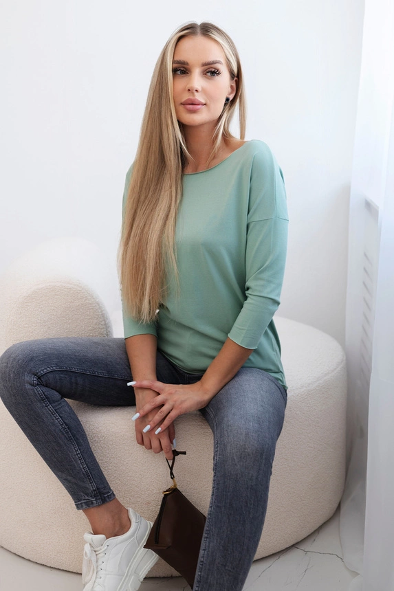 Blouse Casual dark mint