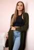 Svetry dlhý Kardigán khaki