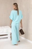 Set of blouses with pants light mint