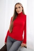 Pullover mit Rollkragen rot