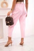 Summer Punto Hose mit Beinabschluss Bonbon-Rosa
