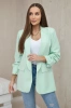Elegant jacket with lapels light mint
