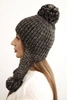 Women's earflap hat Emma K343 mocca