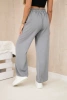 Wide-leg trousers dark gray
