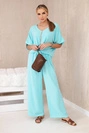 Set of blouses with pants light mint