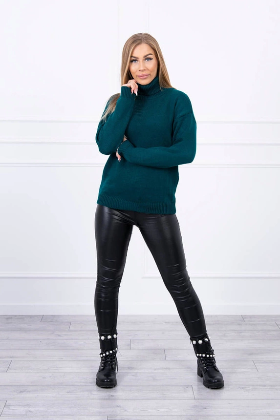 Rollkragenpullover navy