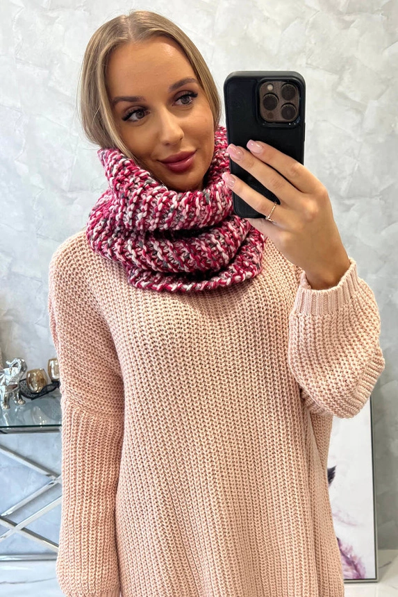 KN16 Damen Snood fuchsia