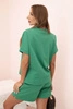 Punto-Set für Damen mit kurzen Ärmeln und Shorts grün