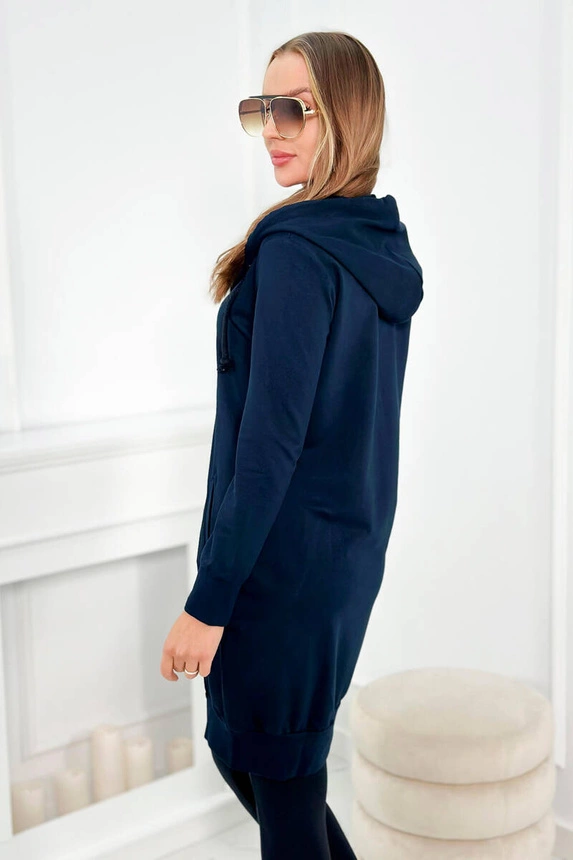 Kapuzensweatshirt navy blau