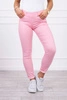 Colorful jeans light pink